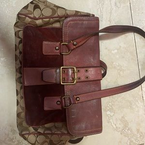Pink toned Coach purse